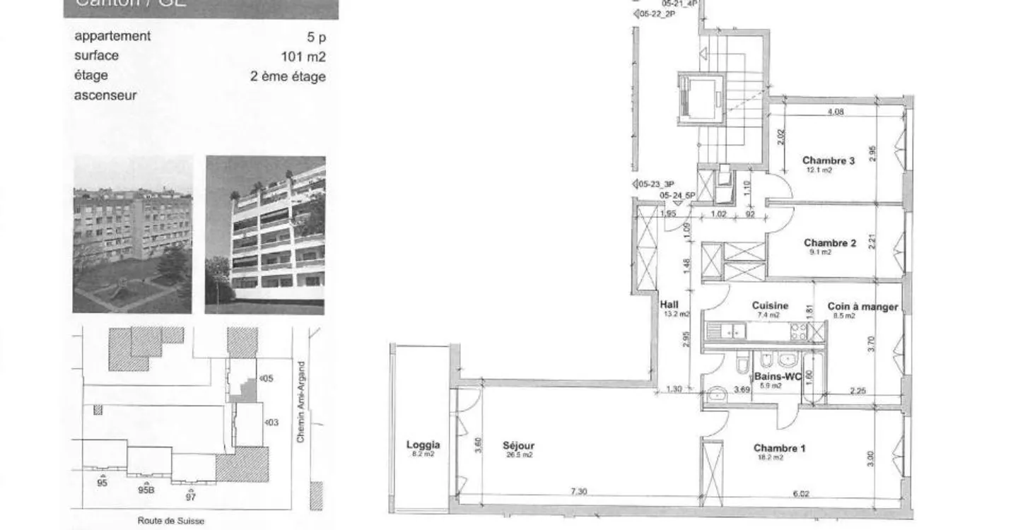 5-room apartment crossing in Versoix - Photo 2 of 2