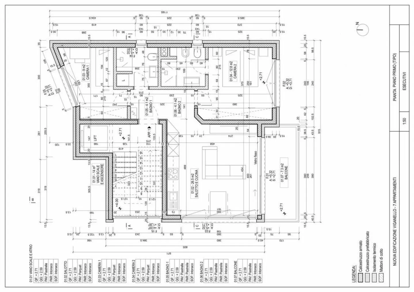 VIGANELLO · DANS UNE NOUVELLE RÉSIDENCE · ÉLÉGANT APPARTEMENT DE 3.5 PIÈCES - Photo 12 sur 12