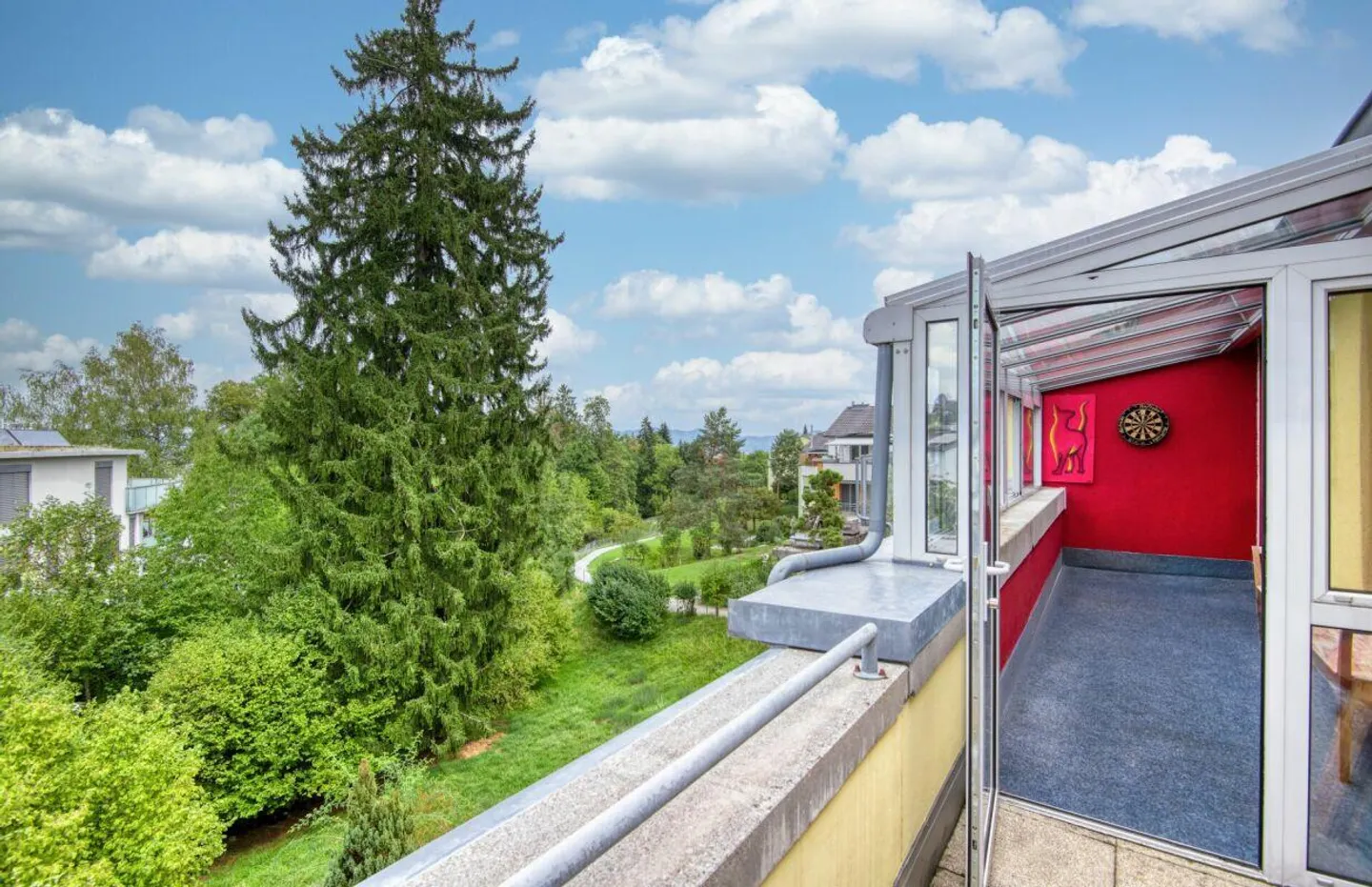 2½-Room Apartment on the Top Floor - Gallery, Fireplace, and Two Terraces - Photo 8 of 9