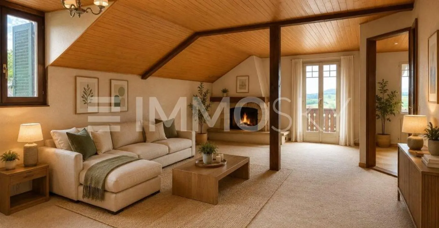 Chalet mit 2 Wohnungen in La Sarraz - Foto 1 von 4