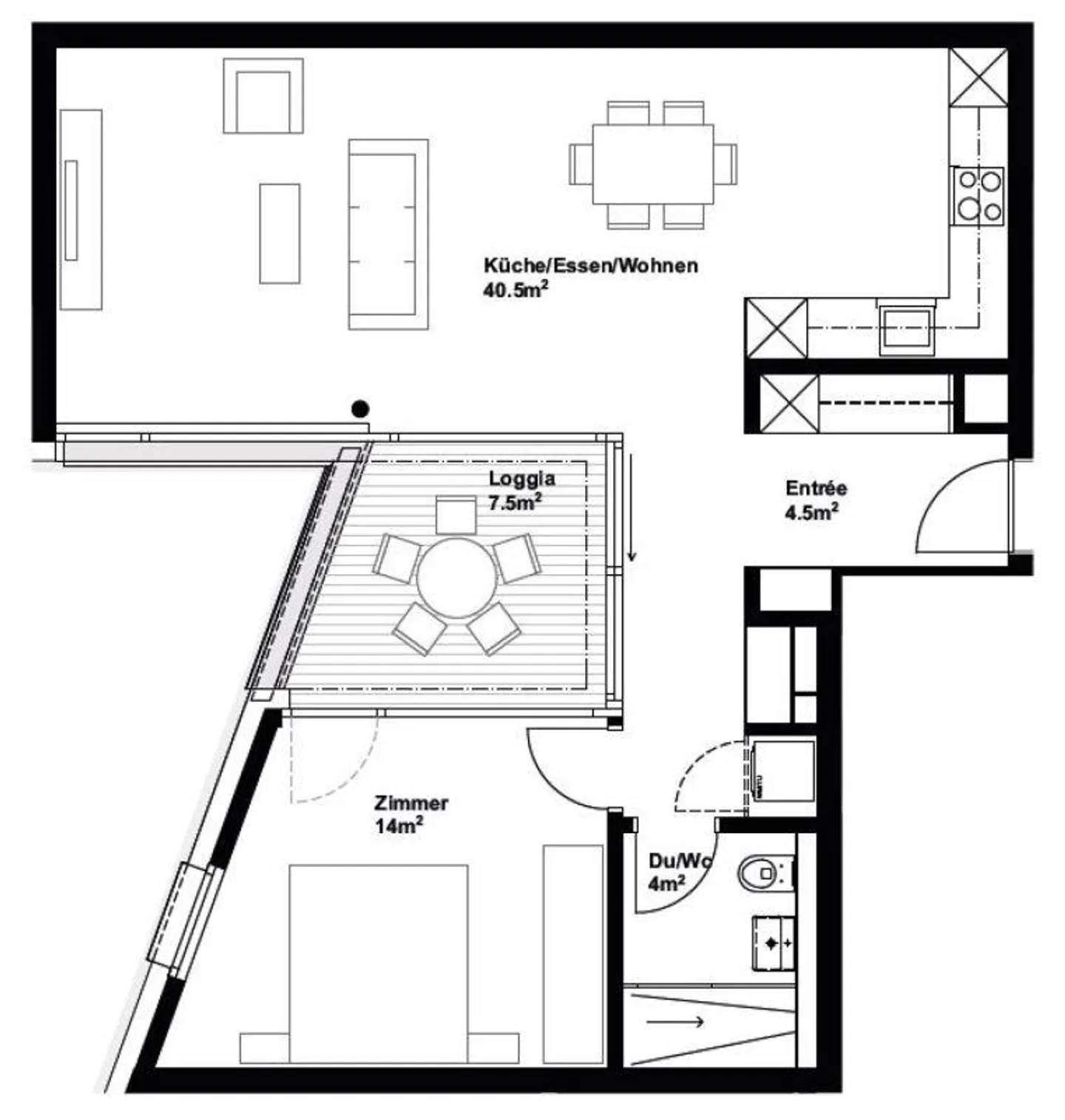 Moderne Wohnung - Foto 8 von 8