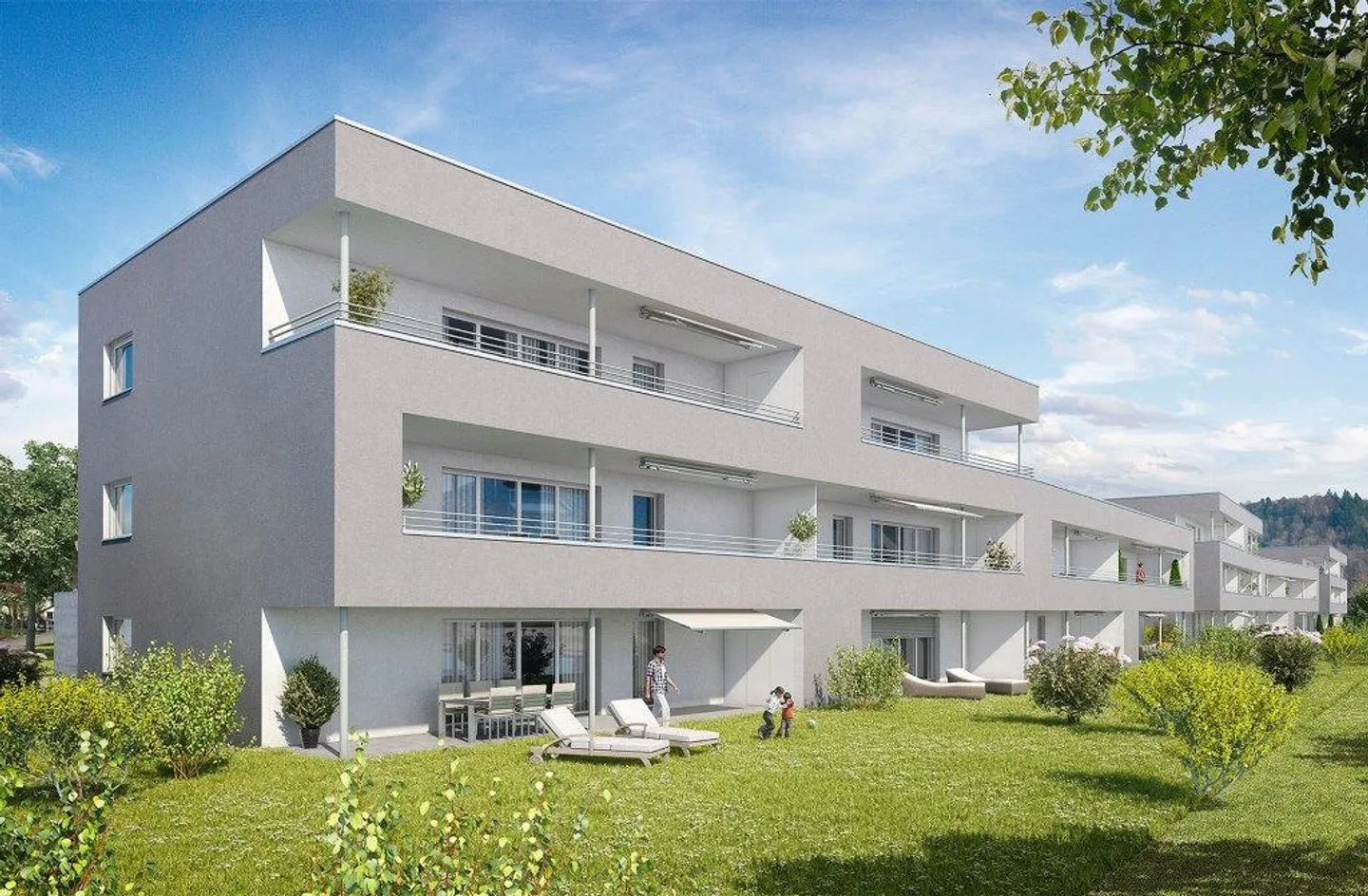 Appartement neuf lumineux de 3,5 pièces près d'Aarau - Photo 1 sur 5