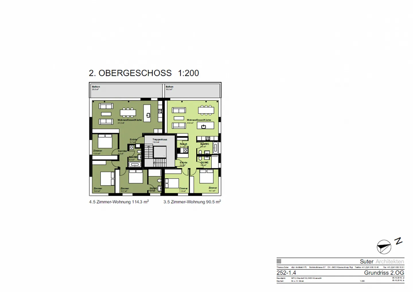 Appartement 3½ pièces comme neuf avec standard de copropriété - Photo 3 sur 9