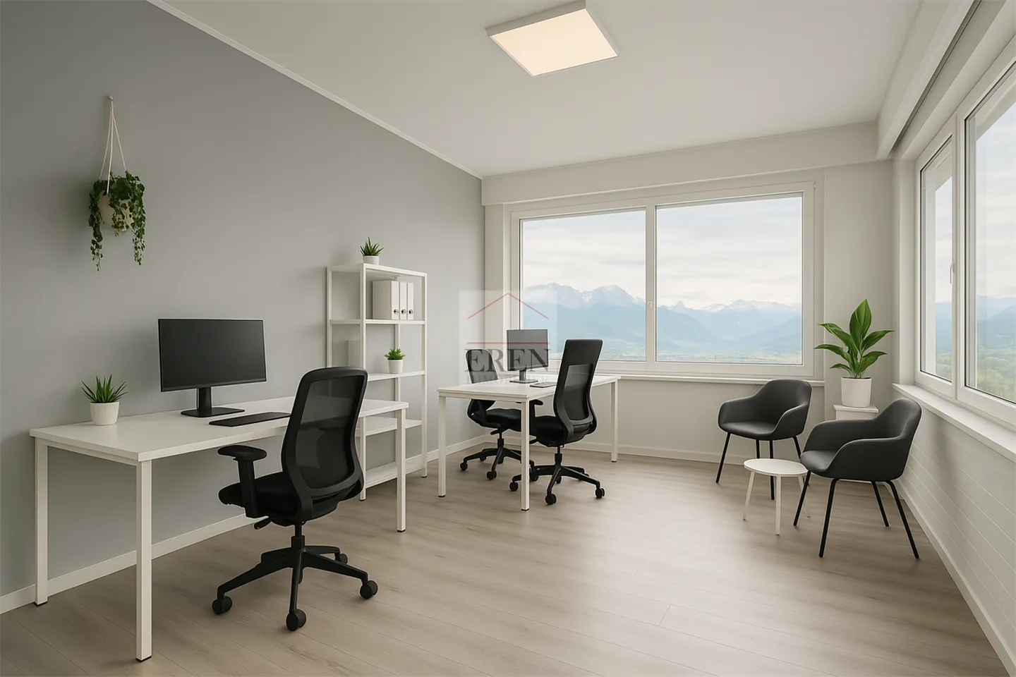 Ufficio / Spazio amministrativo / commerciale di 35 m2 in affitto a Conthey - Foto 3 di 11