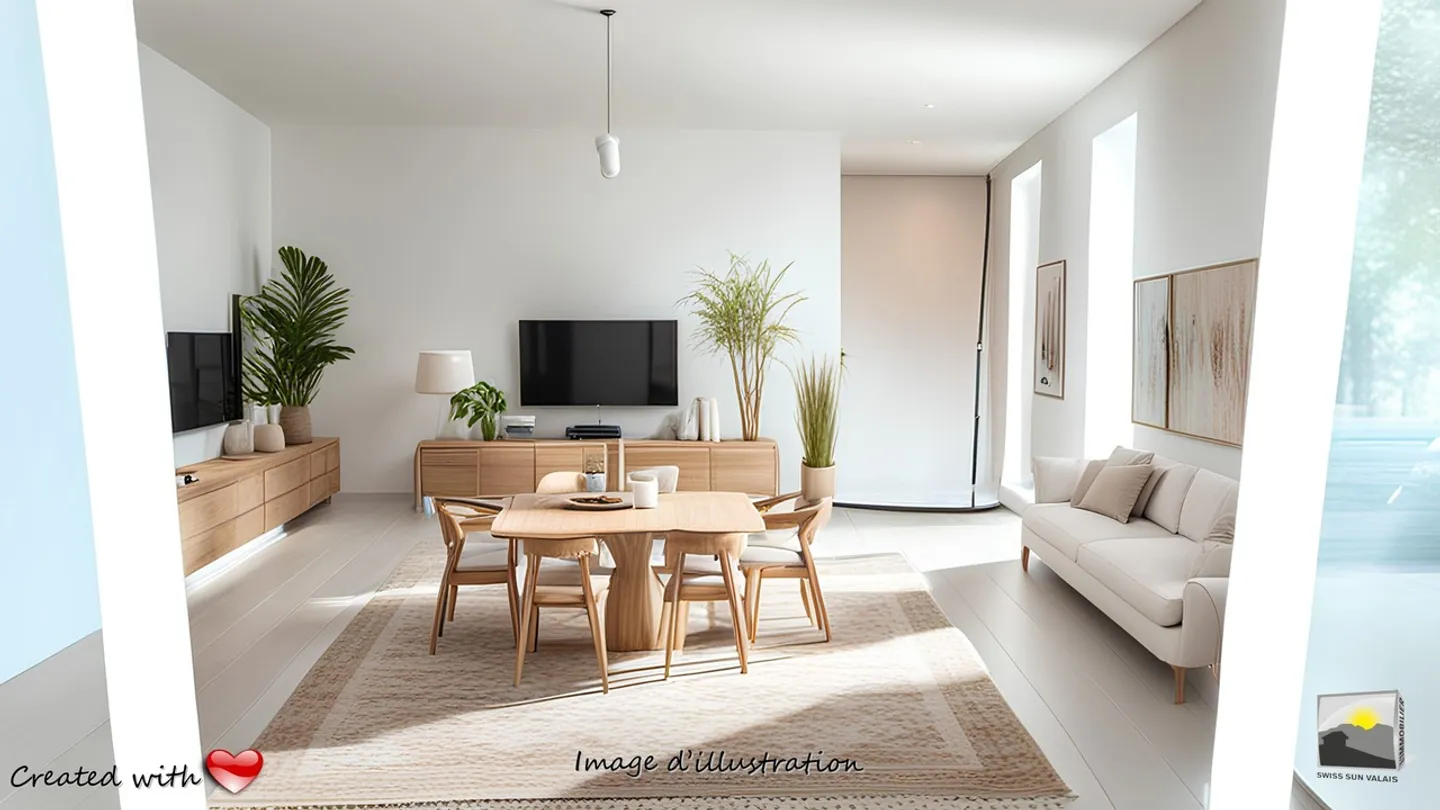 Bella appartamento di 3,5 stanze a Sierre/Les Liddes in vendita - Foto 11 di 25
