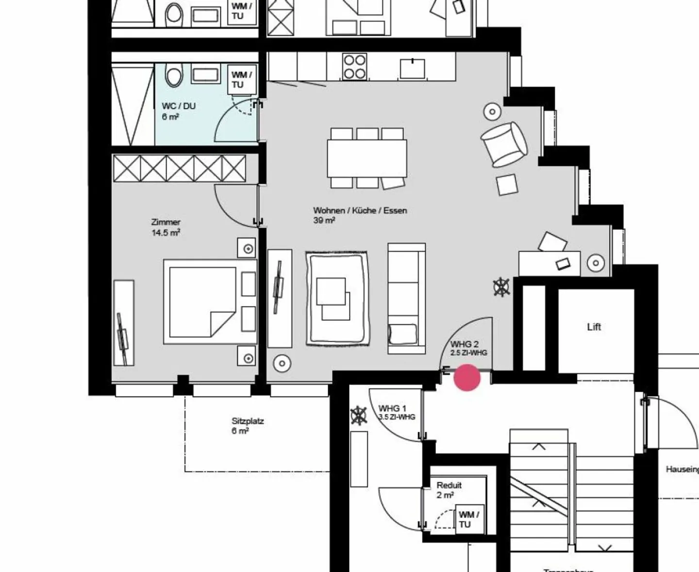 Appartamento di design per single e coppie - Foto 6 di 7