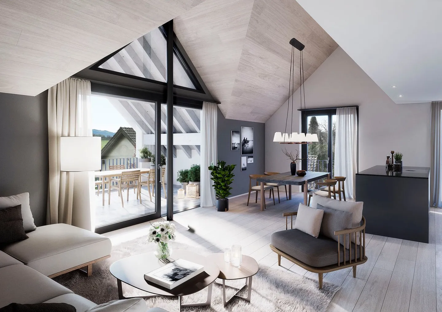 Large 5.5 Room Penthouse Apartment, 141m2 Living Space - Photo 1 of 9