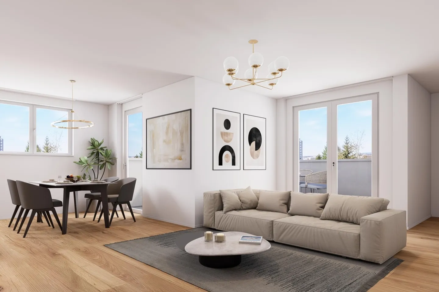 Nuovo appartamento 4.5 locali con giardino - Foto 1 di 7