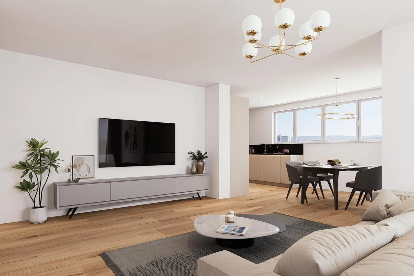 Nuovo appartamento 4.5 locali con giardino - Foto 4 di 7