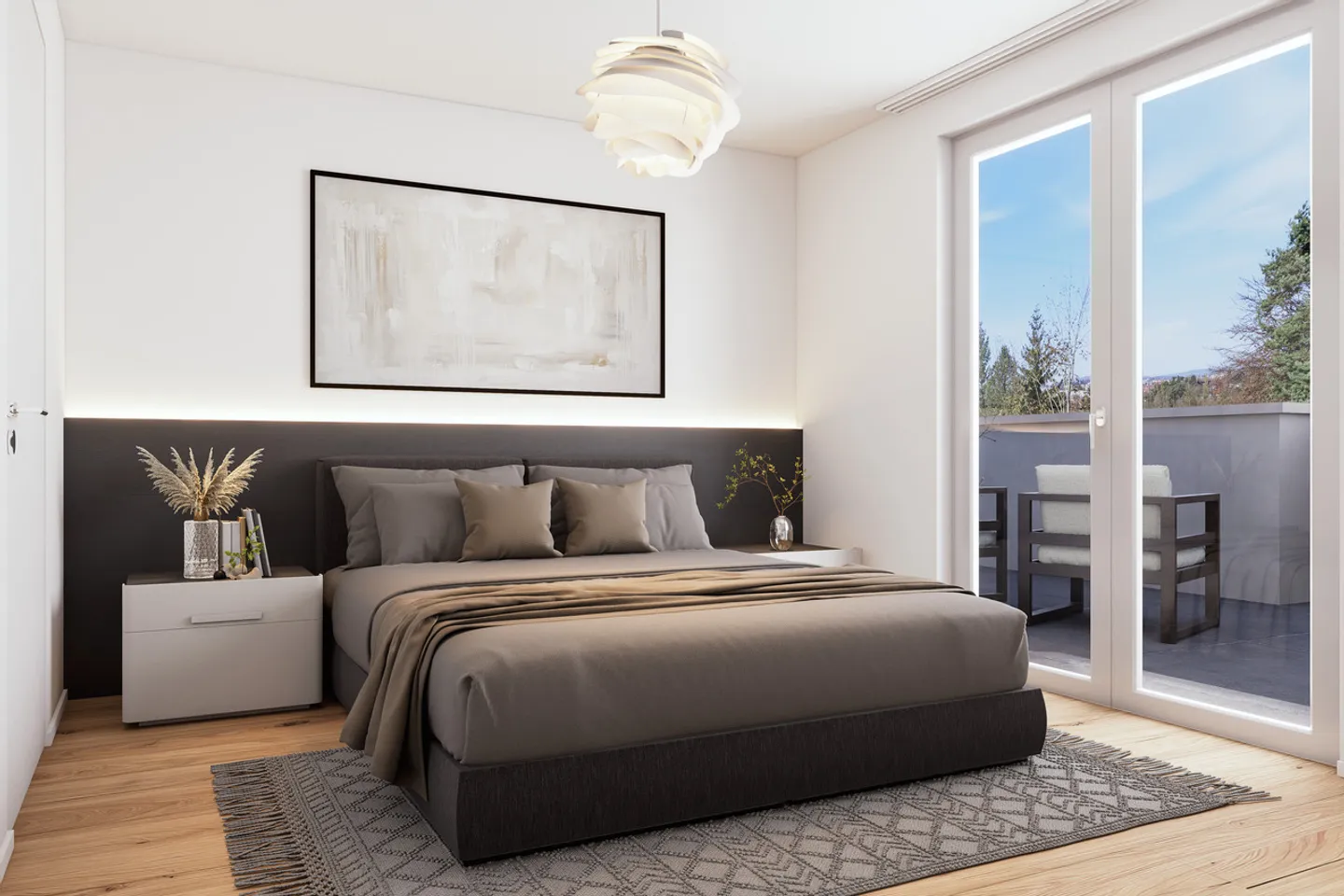 Nuovo appartamento 4.5 locali con giardino - Foto 6 di 7