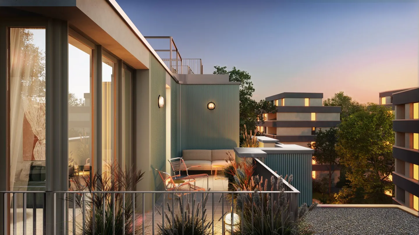 Projet 'Farby' - Appartement en attique avec une magnifique terrasse sur le toit - Photo 8 sur 9