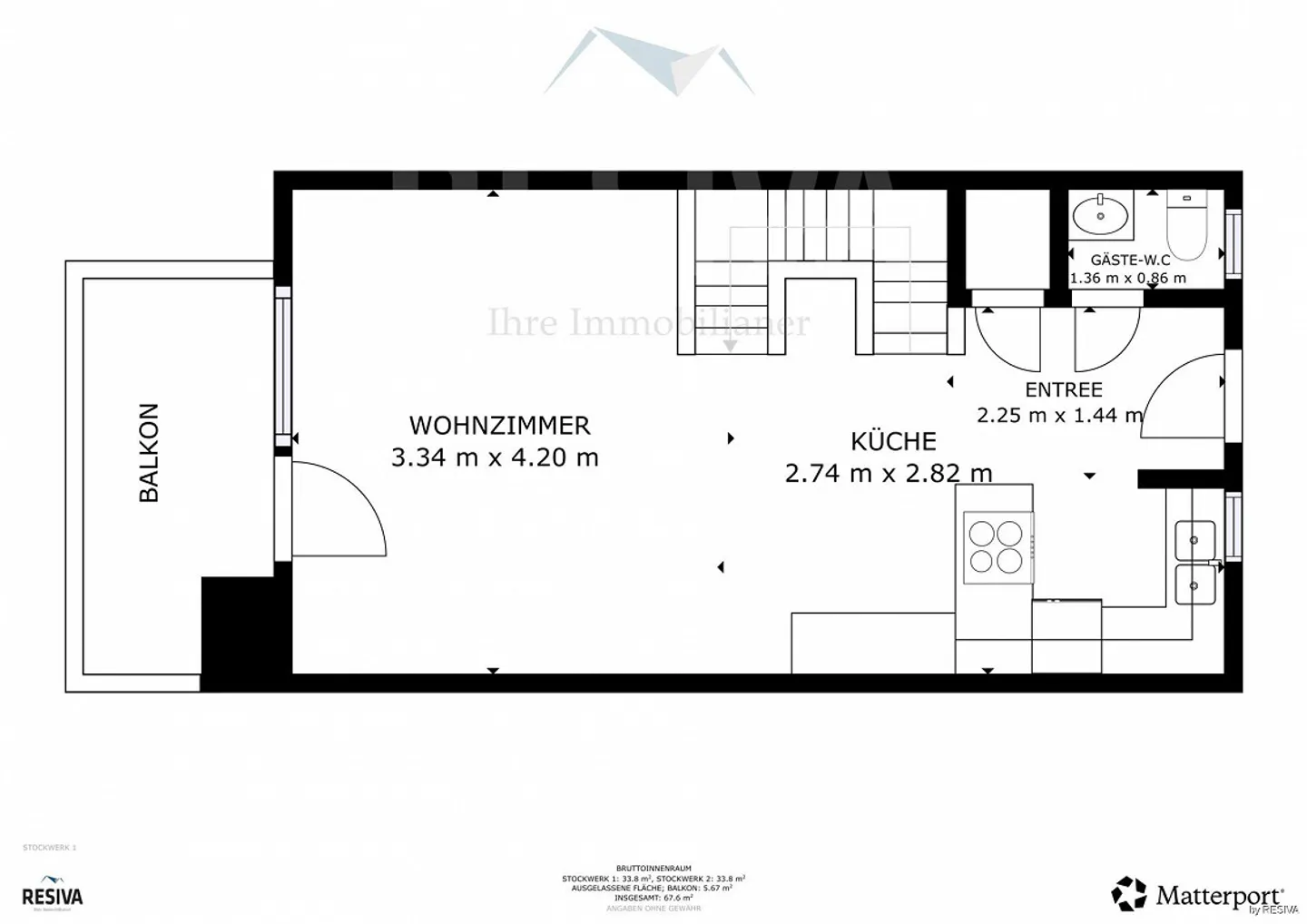 Appartamento duplex ristrutturato con balcone - elegante e centrale - Foto 4 di 34