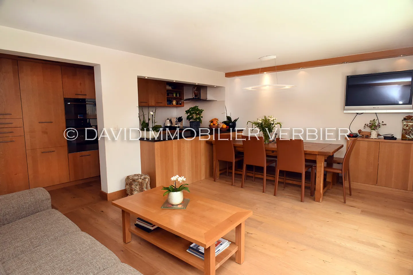 Verbier. Magnifico appartamento ristrutturato, 3.5 locali con grande balcone - Foto 4 di 21