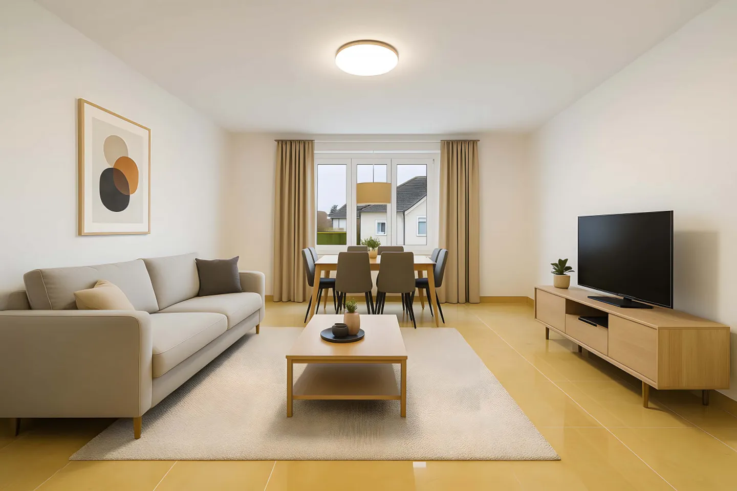 Courtételle - 3 hochwertige Zimmer mit Naturmarmor - Foto 1 von 5