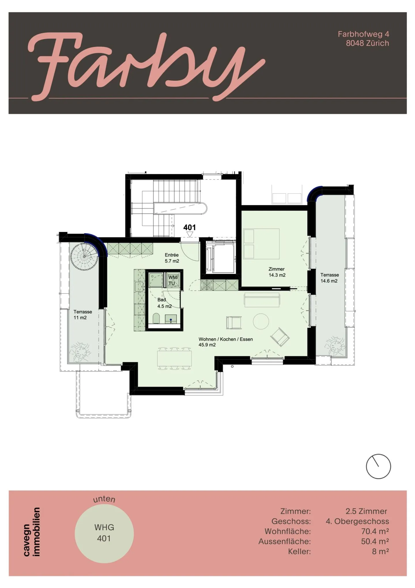 Projet 'Farby' - Appartement en attique avec une magnifique terrasse sur le toit - Photo 6 sur 9