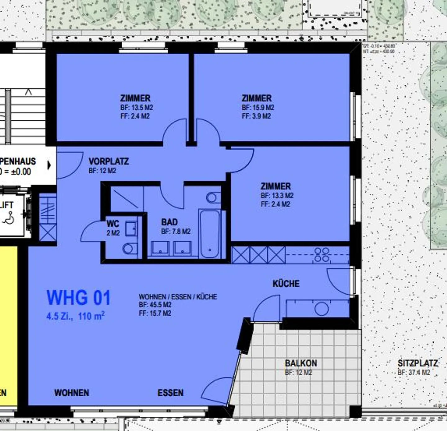 Ampio appartamento 4.5 locali - Foto 11 di 11