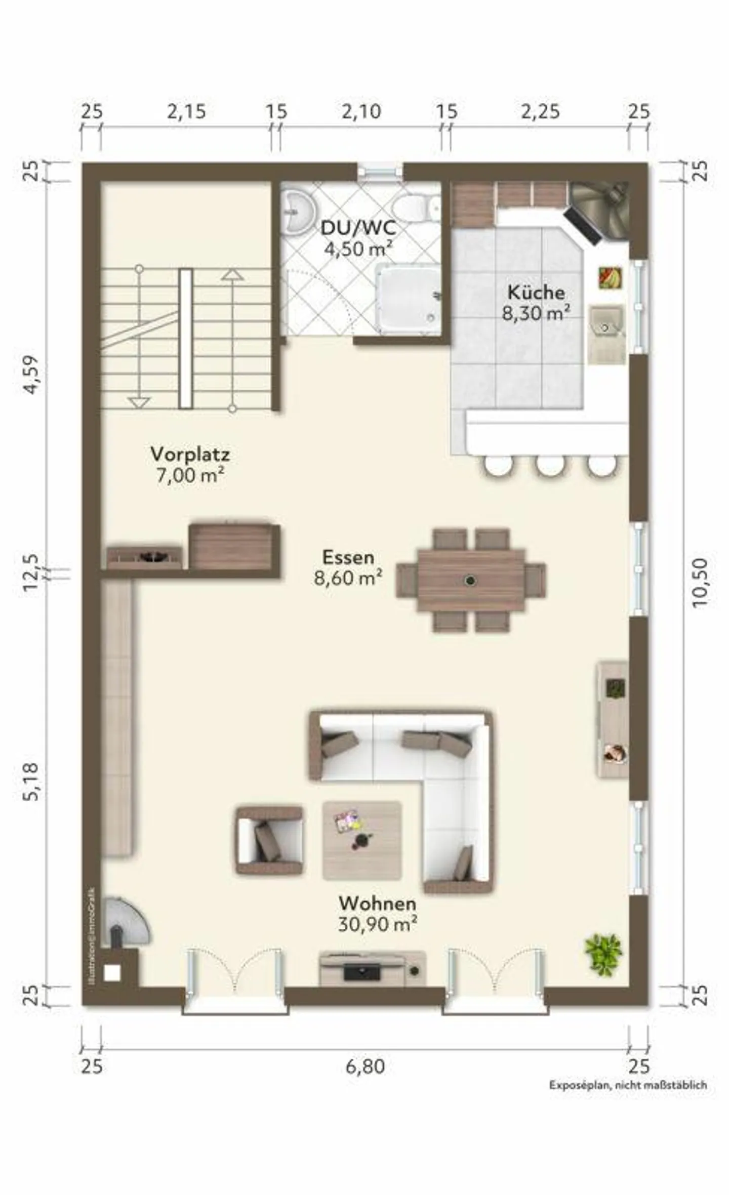 Appartamento duplex 5 1/2 stanze - Foto 10 di 10