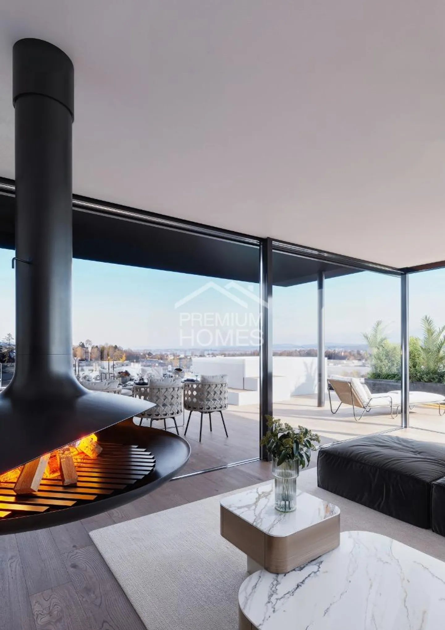 Luxuriöse Attika-Wohnung mit Seesicht - Foto 4 von 10