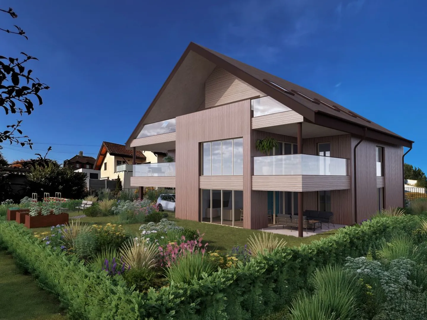 DERNIER LOT En Construction - Penthouse 4.5 Pièces avec 2 Grandes Terrasses - Photo 2 sur 2