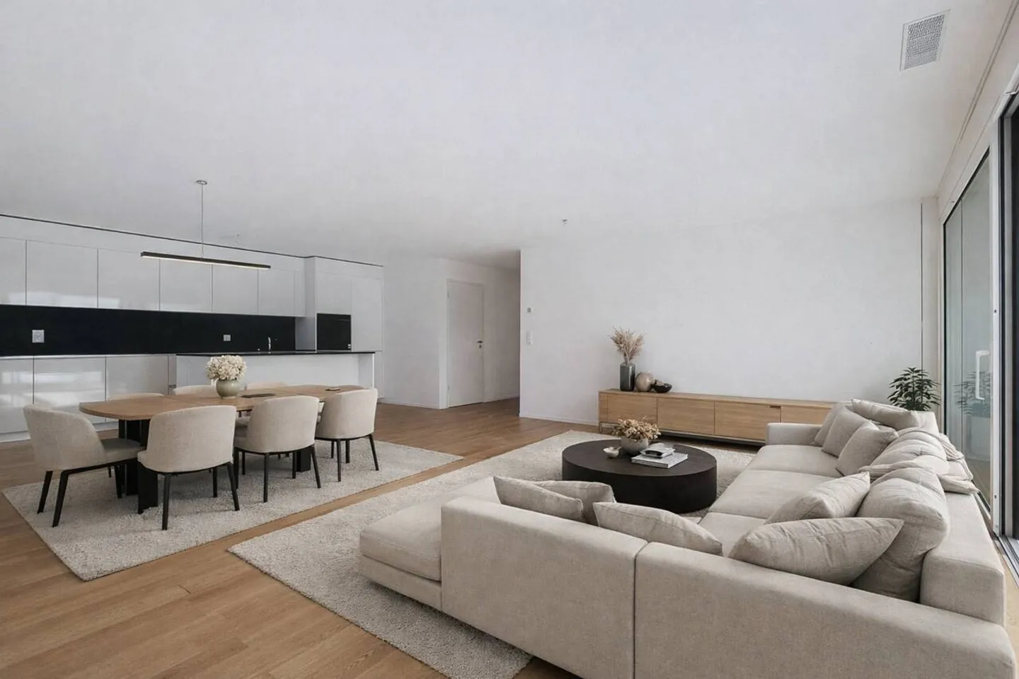 Luxuriöse 4,5-Zimmer-Eckwohnung mit Terrasse - Foto 3 von 13