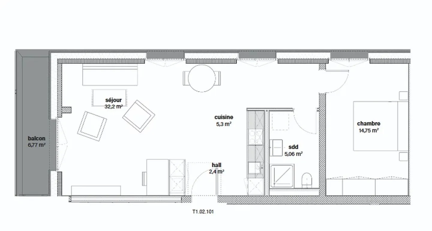 Charmant appartement 2.5 pièces - Photo 11 sur 11