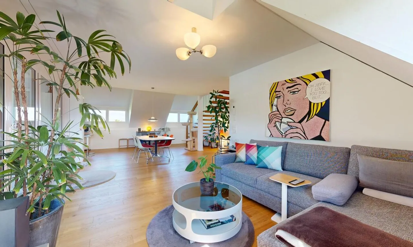 First-class 3.5-room maisonette penthouse - Photo 2 of 11