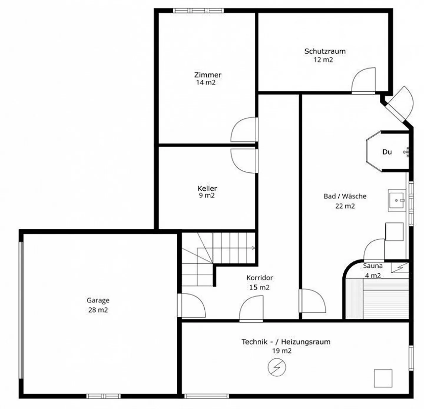 5.5-Zimmer-Einfamilienhaus mit Doppelgarage und Ausbaupotential - Foto 13 von 13