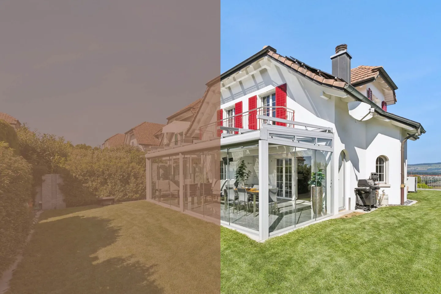 Affascinante casa bifamiliare di 5,5 stanze in una posizione tranquilla - Foto 1 di 14