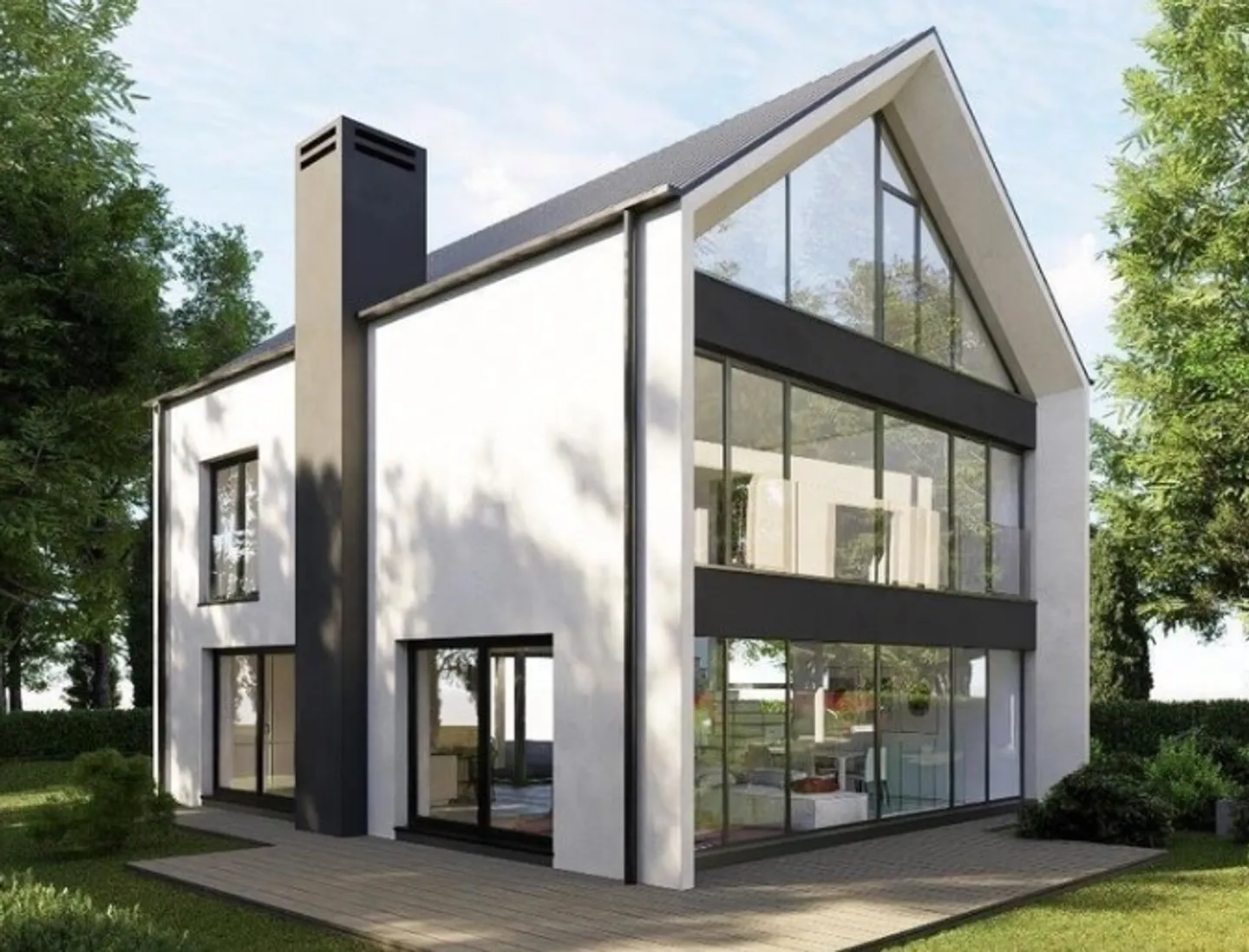 Zeitgenössisches Einfamilienhaus - Lieferung im Jahr 2026 - Foto 1 von 2