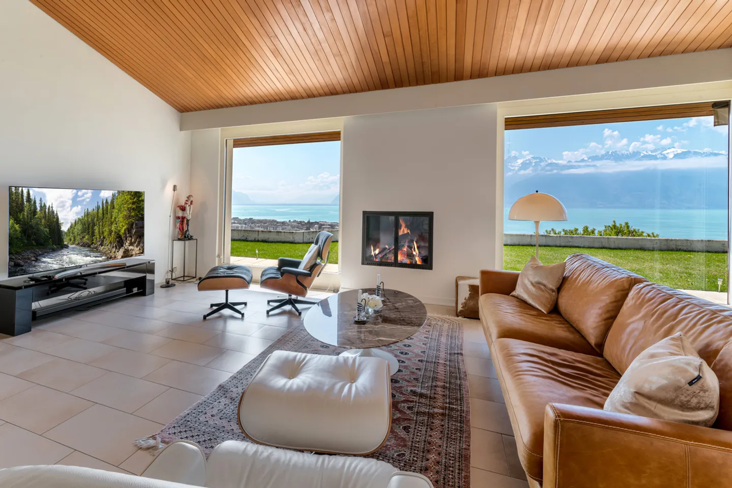 Architektenhaus mit Panoramablick auf den See und die Weinberge in Corseaux zu verkaufen - Foto 7 von 13