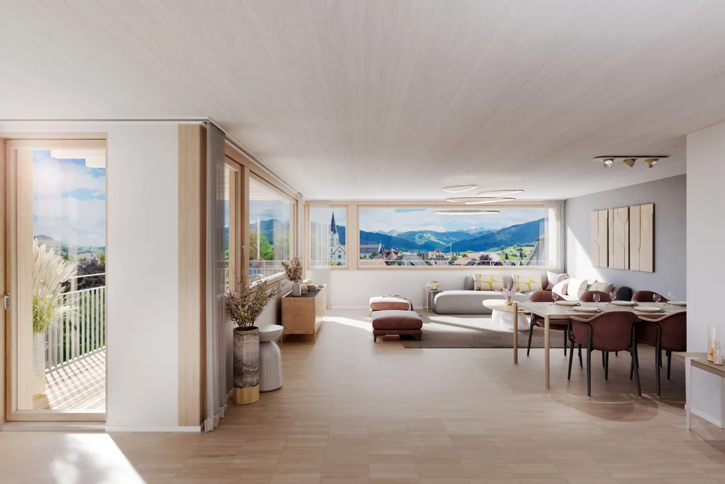 Modern Apartment with Mountain View - Photo 3 of 7