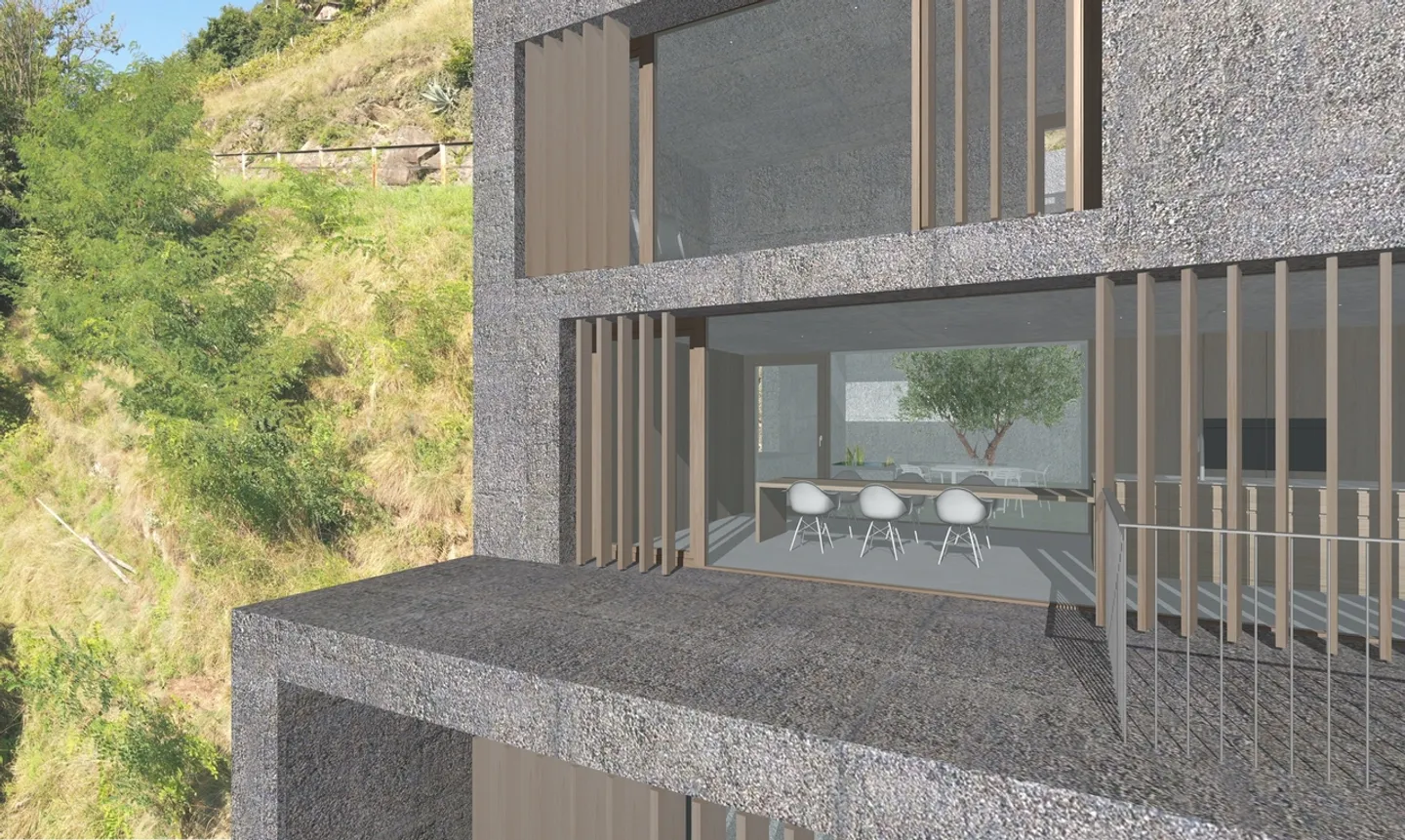 Terreno edificabile con progetto approvato "Casa nel vigneto" - Foto 4 di 13