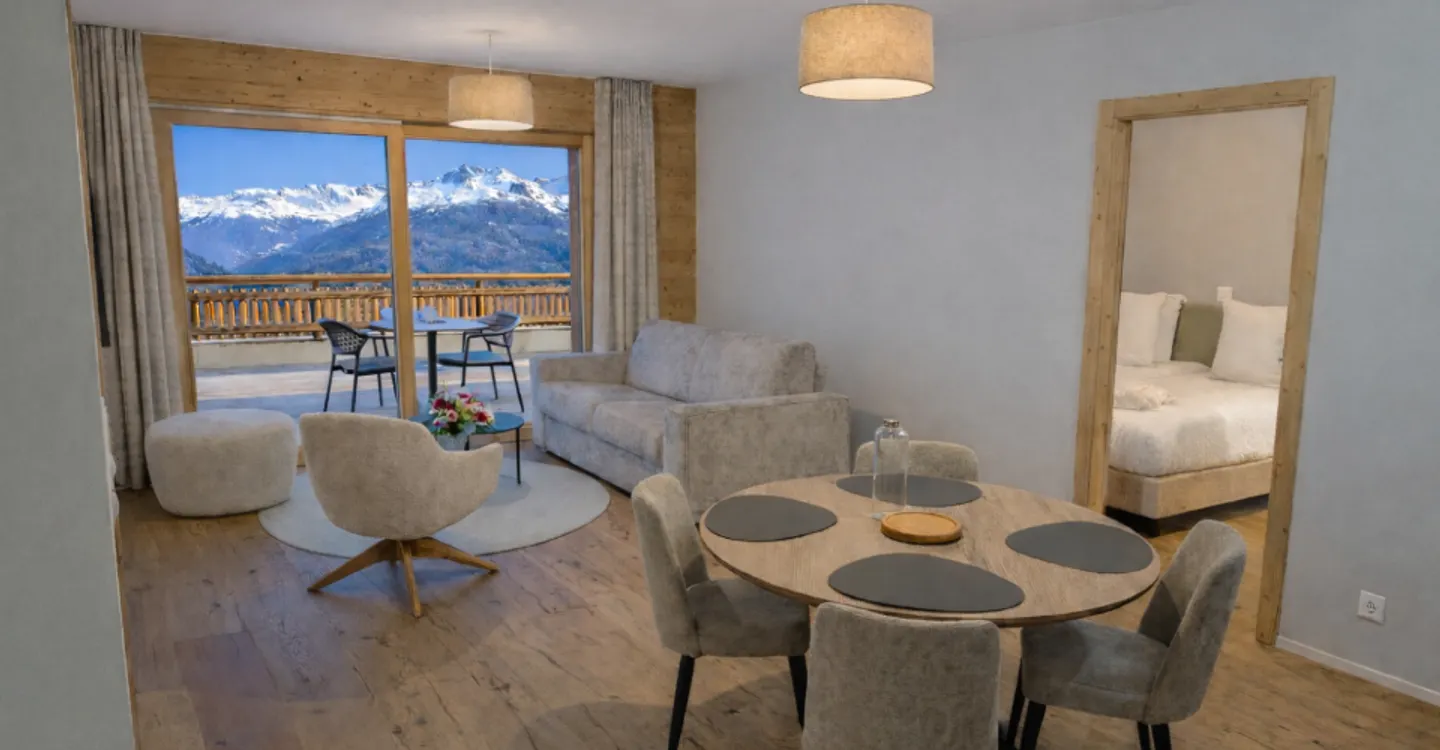 Magnifico appartamento 3.5 locali ski in/out in residenza alberghiera - Foto 2 di 11