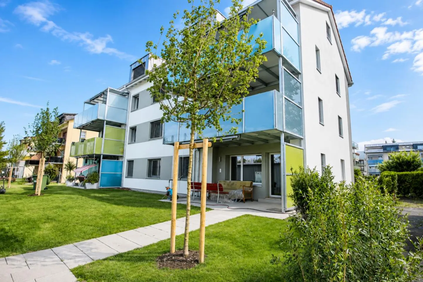 Zentrale Wohnung mit sonnigem Platz - Foto 1 von 7