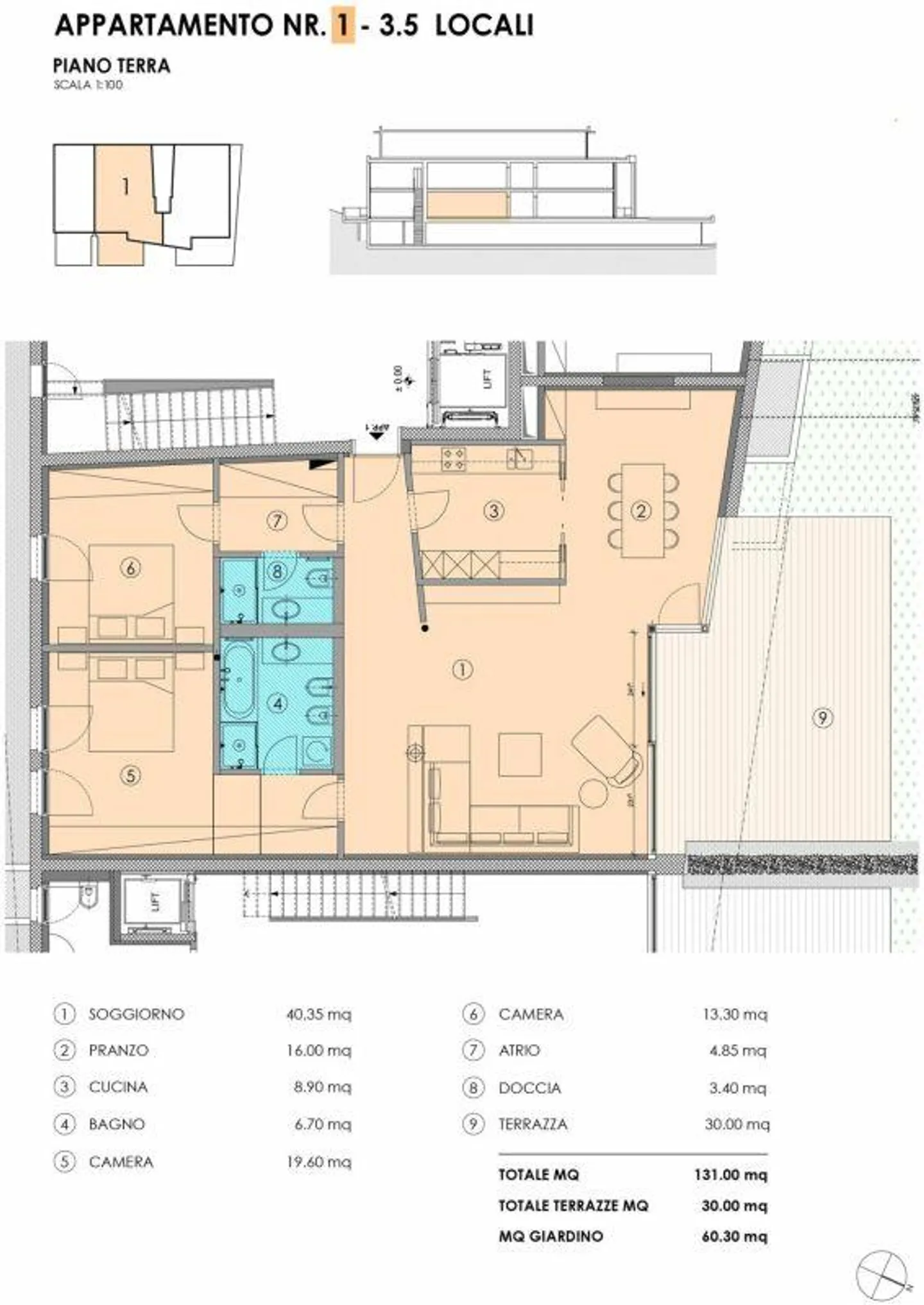 Appartamento Elegante con Giardino Privato - Foto 12 di 12