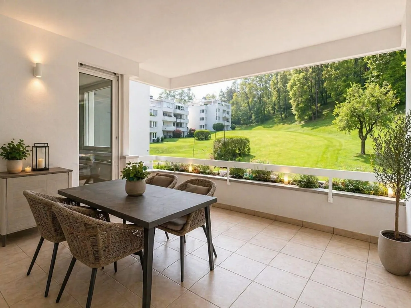 AFFITTO CON RISCATTO - BEL APPARTAMENTO DI 3,5 LOCALI CON TERRAZZA A CARONA - Foto 2 di 10