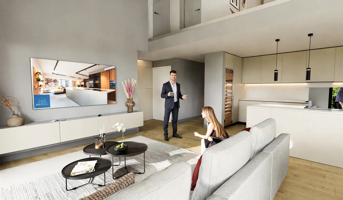 RAFFINÉ ET NOUVEAU 4.5 PIÈCES AVEC JARDIN PRIVÉ - Photo 4 sur 8