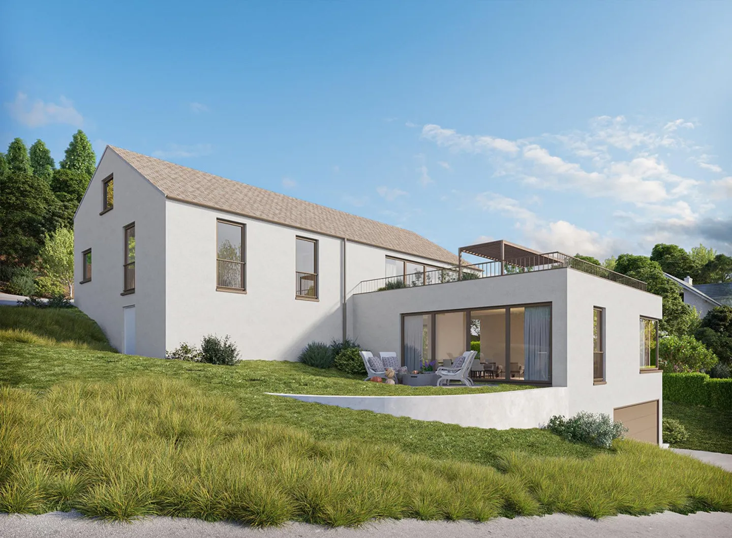 Nouvelle construction : Oasis familiale moderne dans un emplacement calme - Photo 1 sur 5