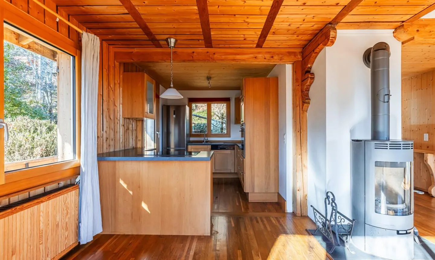 Chalet d’exception à St-Cergue, vue panoramique lac et montagnes - Foto 5 di 11