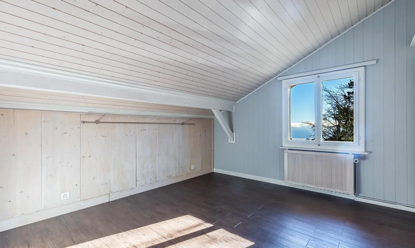 Chalet d’exception à St-Cergue, vue panoramique lac et montagnes - Foto 9 di 11