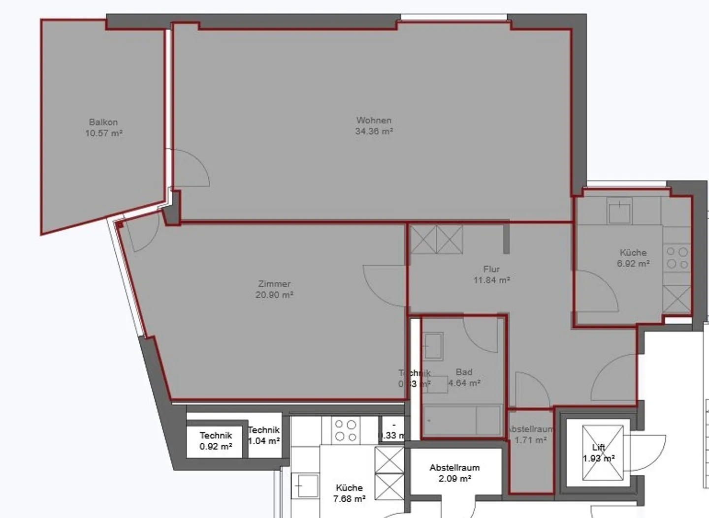 gemütliche Wohnung in Langnau - Foto 6 von 6