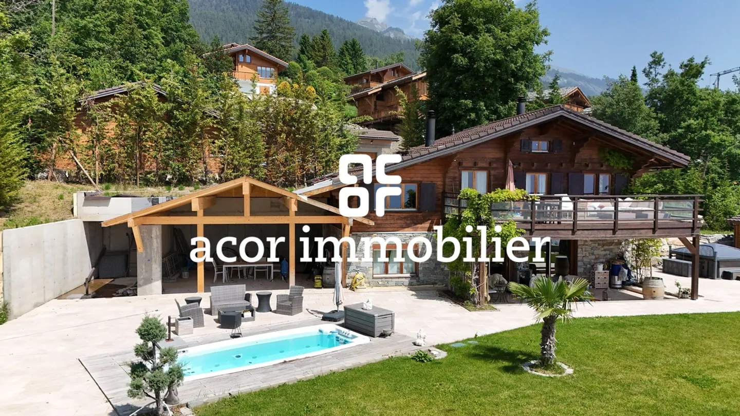 Charmantes Chalet mit Panoramablick - Foto 3 von 4