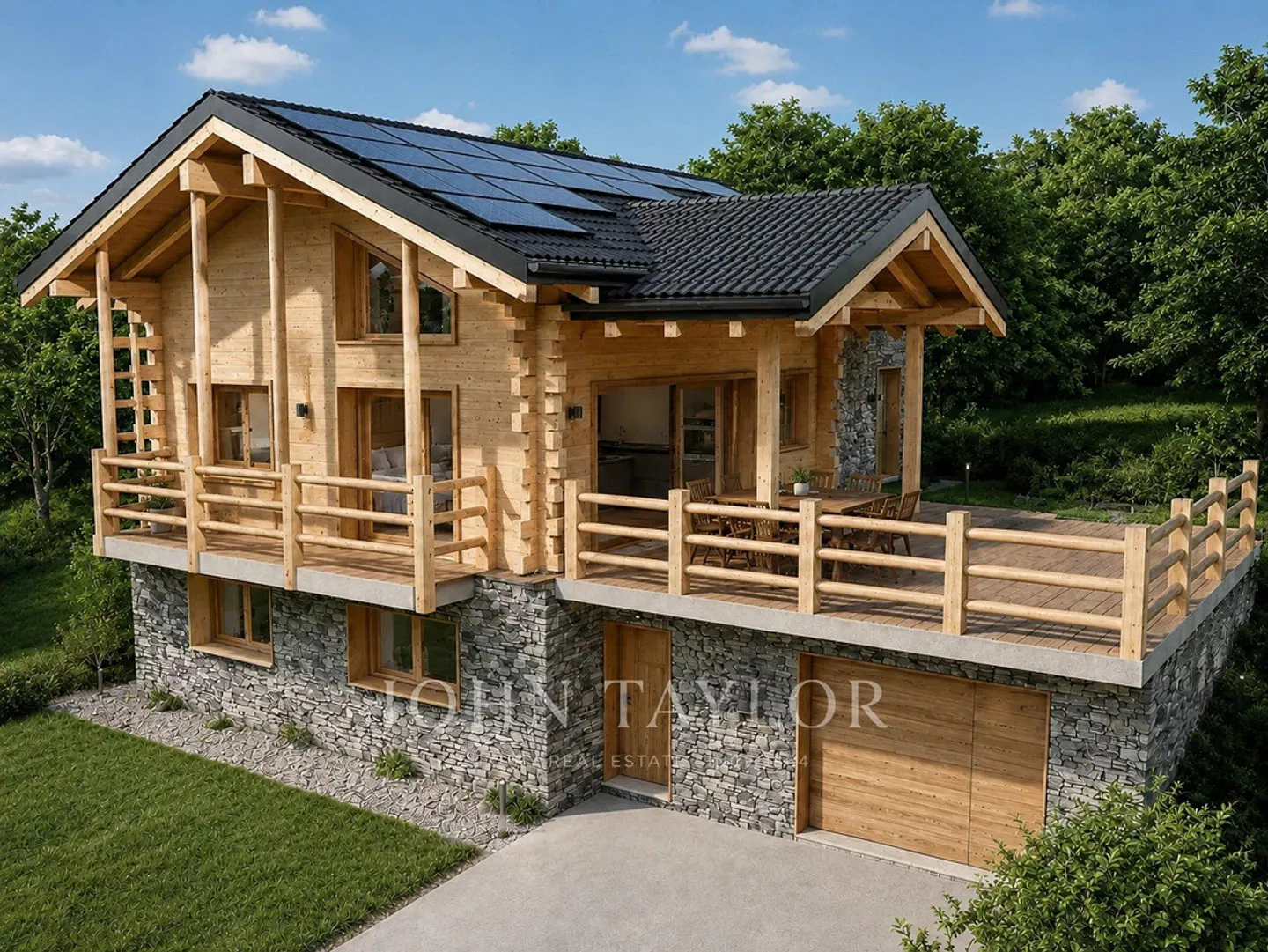 Chalets de luxe dans l'éco-quartier Villy - Photo 1 sur 6