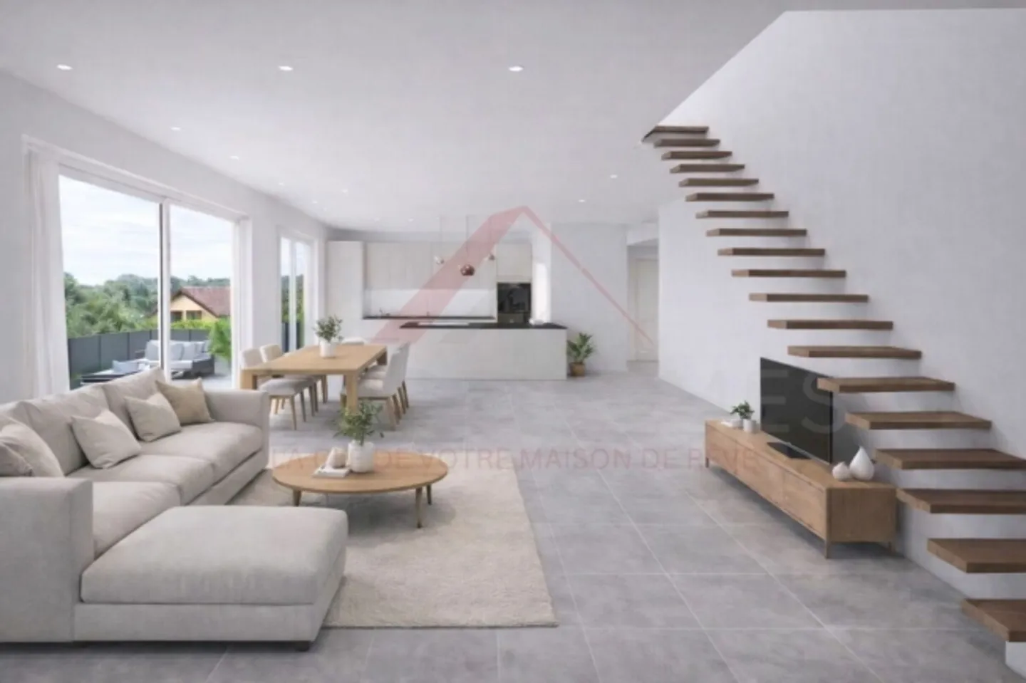 Corban - Exceptional new duplex 5.5 rooms (210 m²) with terrace 25 m², nature view & customizable finishes - Photo 2 of 8