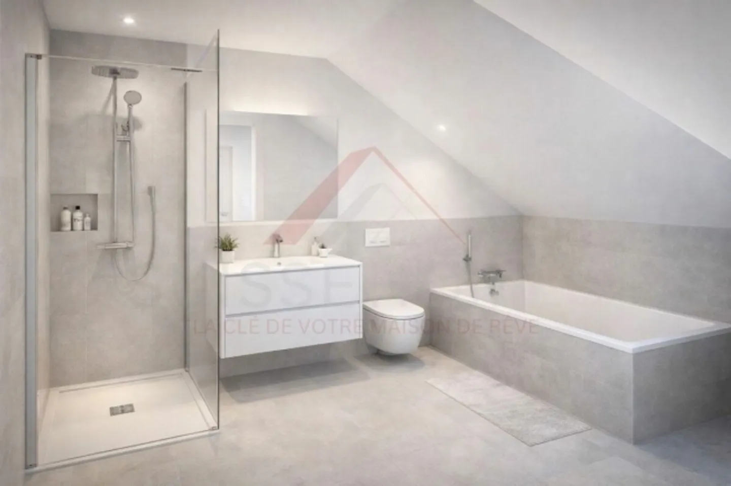 Corban - Exceptional new duplex 5.5 rooms (210 m²) with terrace 25 m², nature view & customizable finishes - Photo 7 of 8