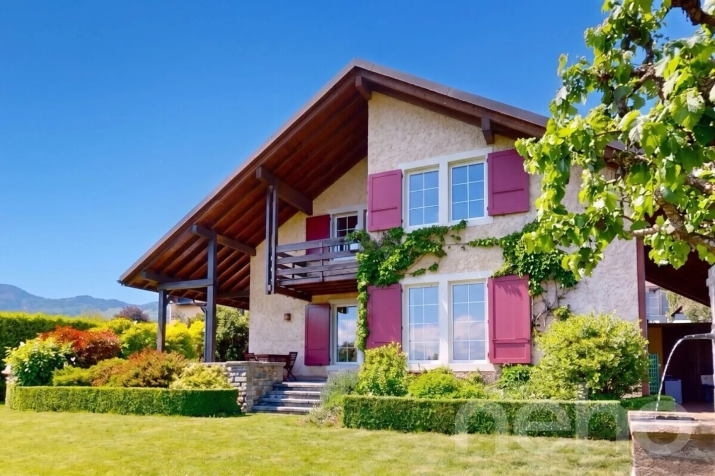 Bella casa familiare con vista libera sul lago e sulle Alpi - Foto 3 di 7