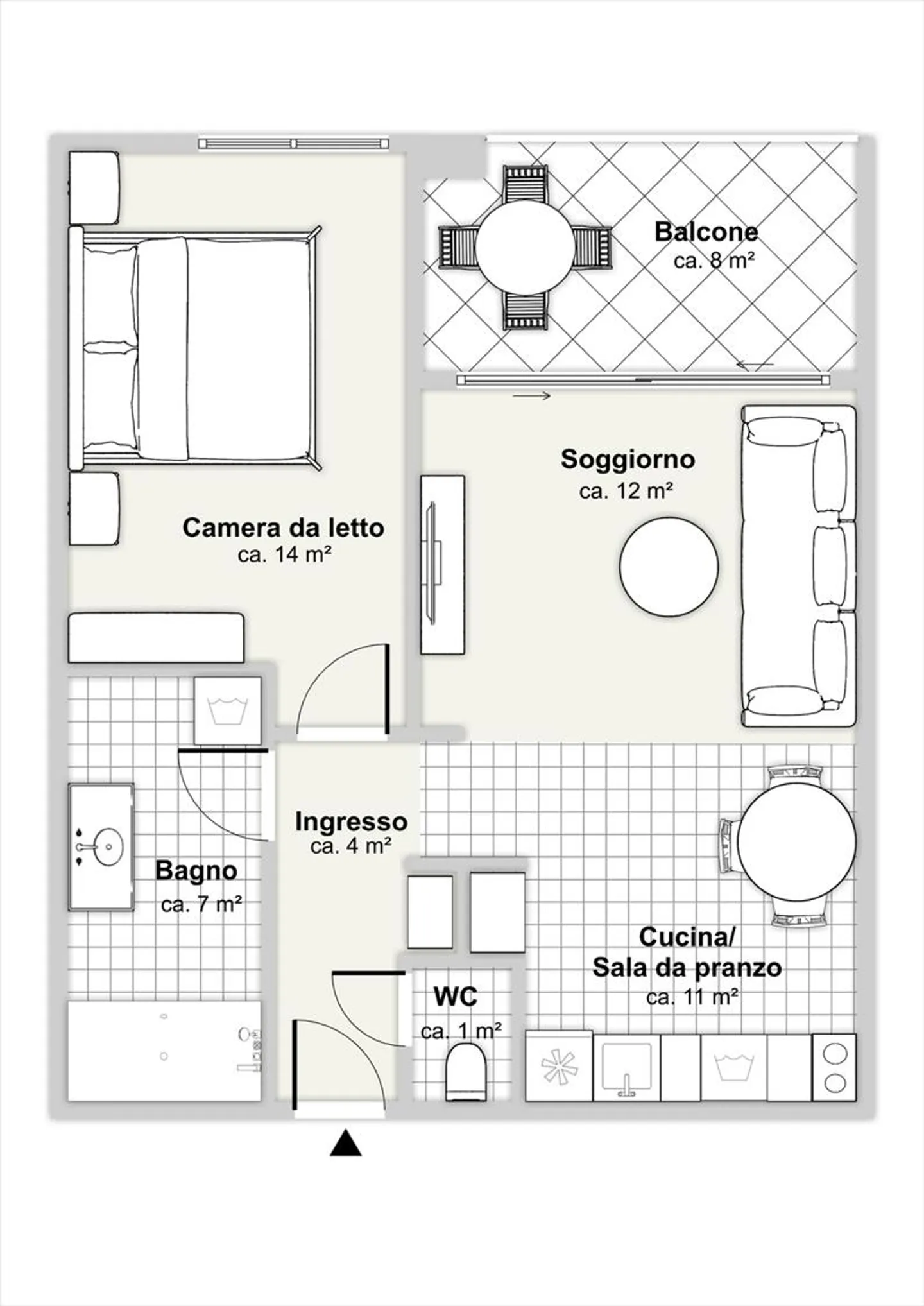 Small private garden - Photo 9 of 9