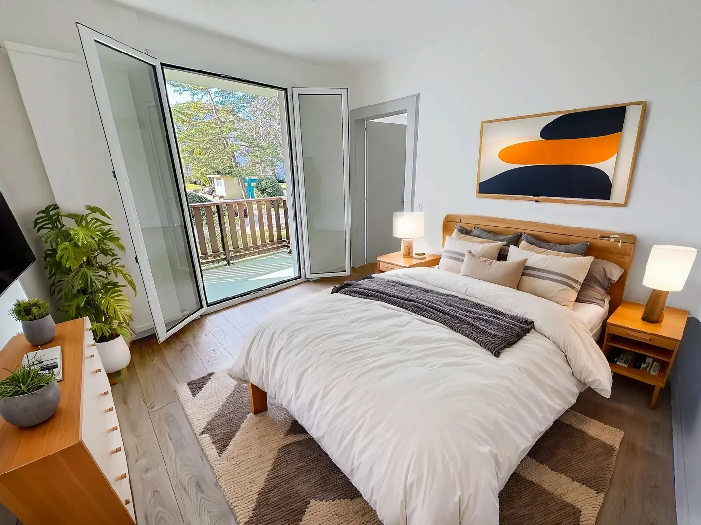 Bright Apartment with Balcony - Photo 4 of 14