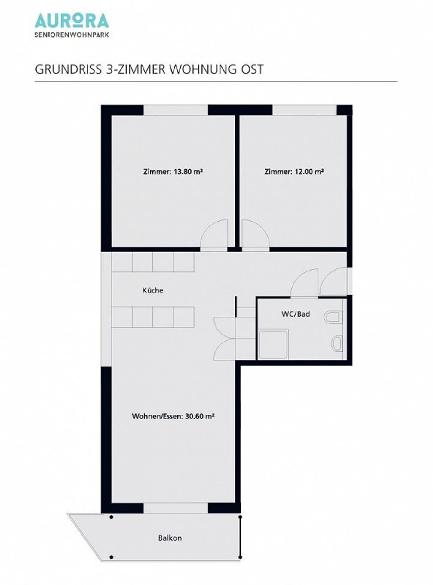Charmante Wohnung in Seniorenwohnanlage - Foto 7 von 7