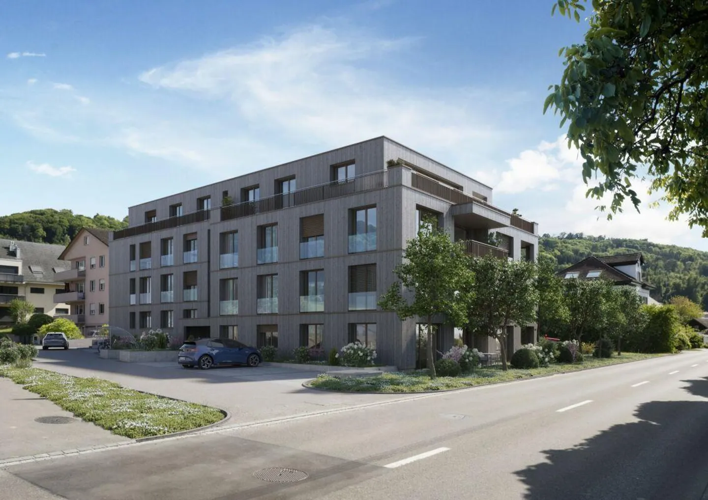 Appartamento al piano terra elegante di 3,5 locali con 117m2 di quota di terreno - Foto 2 di 9